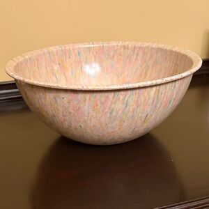 Vintage Brookpark speckled mixing bowl